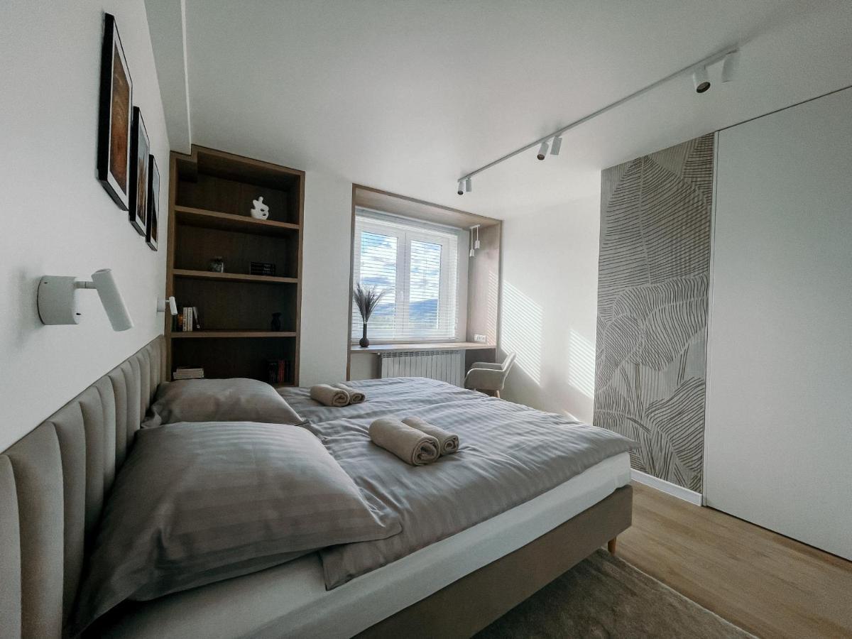 ラプカPenthouse Sloneczna Rapsodia - Blisko Parku Zdrojowego - Duzy Taras Na Dachu - Piekny Widok - Winda - Garazアパートメント エクステリア 写真